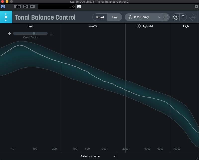 Плагин для мастеринга Tonal balance control