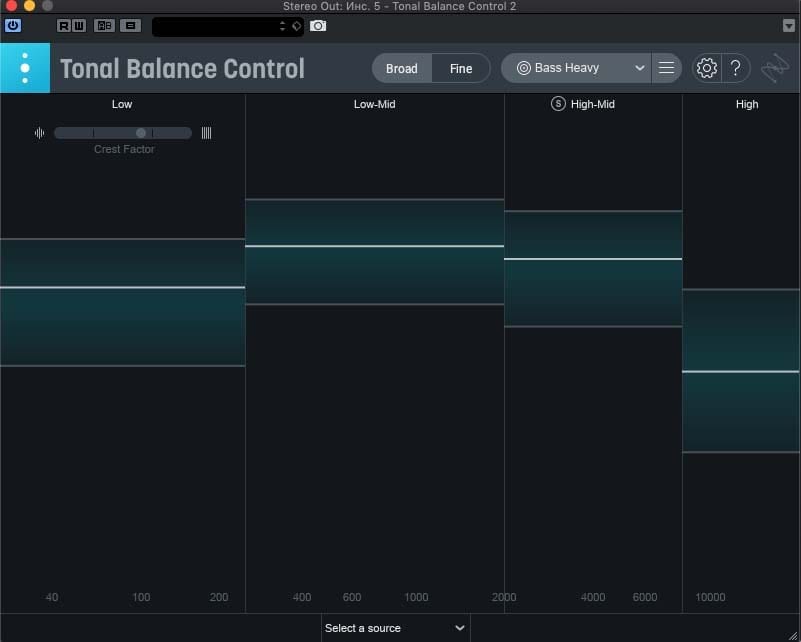 Плагин для мастеринга Tonal balance control 2